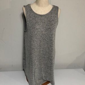 Gray heathered tank